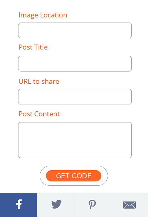 Illustration of social share generator